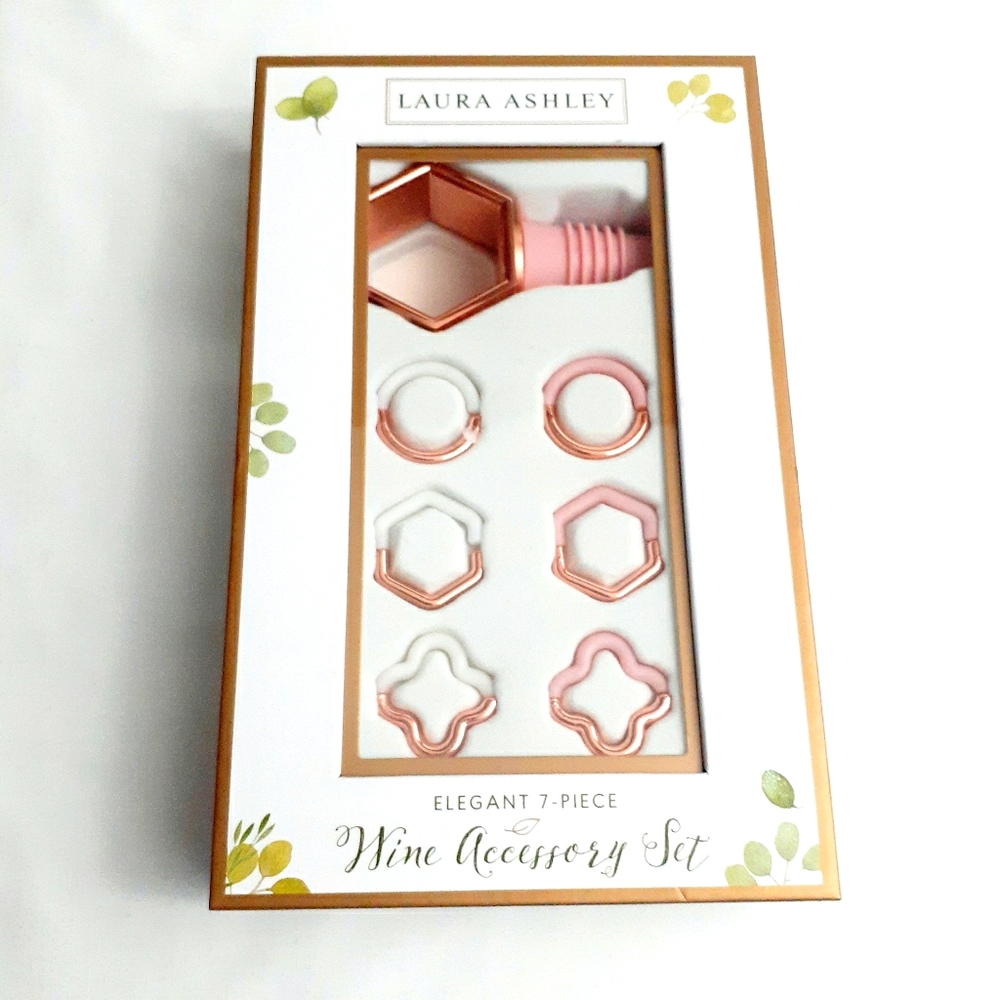 Laura Ashley Wine Accessory Set
